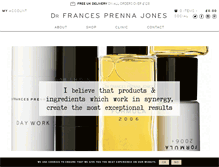 Tablet Screenshot of drfrancesprennajones.com
